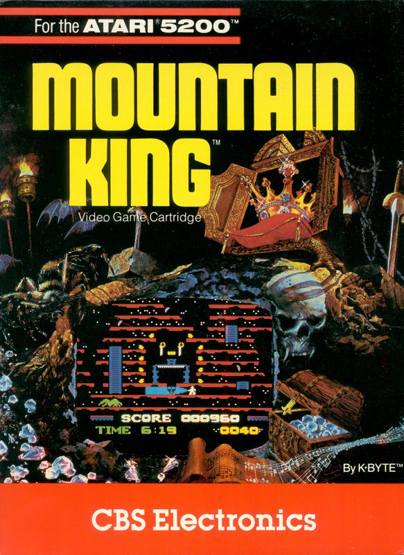 Mountain King box art for Atari 5200